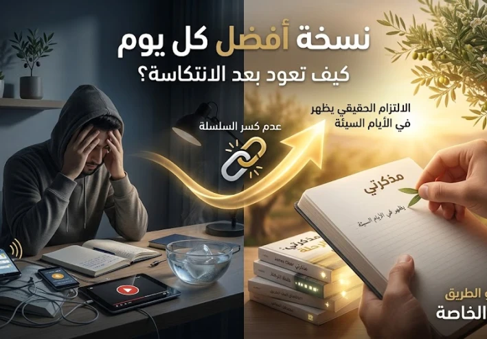 كيف تعود بعد الانتكاسة؟