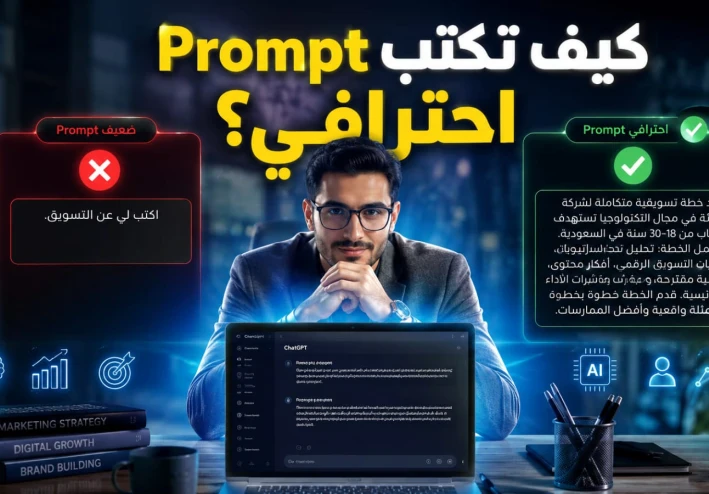 كيف تكتب Prompt احترافي يجعل ChatGPT يفهمك من أول مرة؟