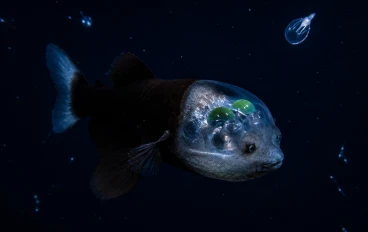 سمكة الرأس الشفاف (Barreleye Fish): الكائن الذي يرى العالم من خلال رأسه