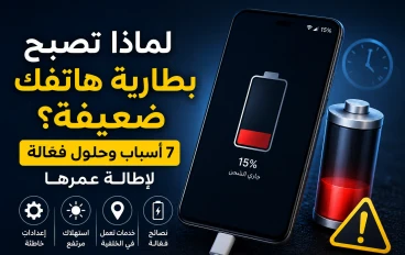 لماذا تصبح بطارية هاتفك ضعيفة؟ 7 أسباب وحلول فعالة لإطالة عمرها