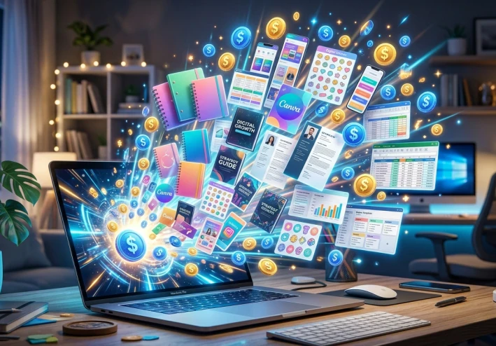 أفضل 10 منتجات رقمية مطلوبة في 2026.. ابدأ مشروعك من البيت بأقل تكلفة💥