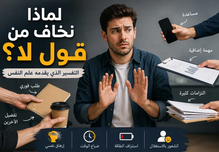 لمذا يخاف الكثير من الناس من قول كلمة "لا"