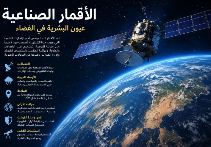 الأقمار الصناعية: عيون البشرية في الفضاء