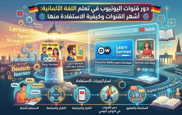 دور قنوات اليوتيوب في تعلم اللغة الألمانية: أشهر القنوات وكيفية الاستفادة منها