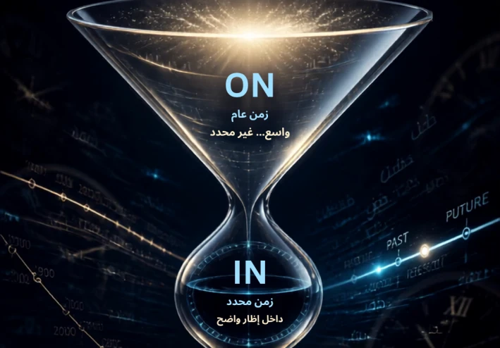 In, On, and At  للتعبير عن الوقت في الإنجليزية