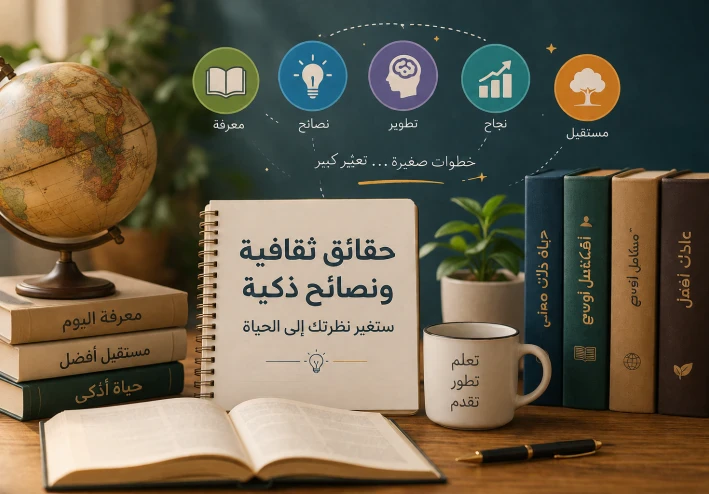 حقائق ثقافية ونصائح ذكية ستغير نظرتك إلى الحياة