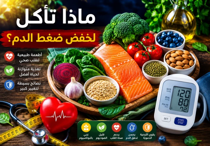 ماذا تأكل لخفض ضغط الدم؟