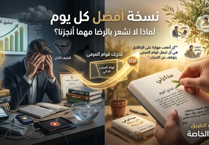 لماذا لا نشعر بالرضا مهما أنجزنا؟