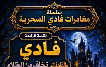 سلسلة⭐  مغامرات فادي السحرية⭐  القصة الرابعة: فادي والقلعة التي تخاف من الظلام
