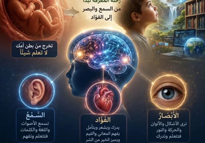 رحلة الوعي الكبري من لحظة الميلاد الي آفاق الإدراك والامتنان الشامل