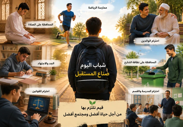 شباب وصناعة المستقبل: قيم وأخلاق تبني الإنسان والمجتمع