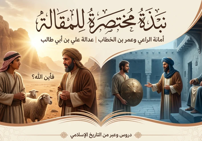 أمانة الراعى مع عمر بن الخطاب رضي الله عنه