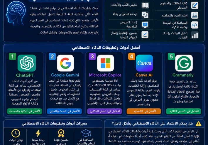 ماهي أدوات وتطبيقات الذكاء الاصطناعي؟ كيف يغير الذكاء الاصطناعي حياتنا اليومية؟ (دليلك لفهم المستقبل)