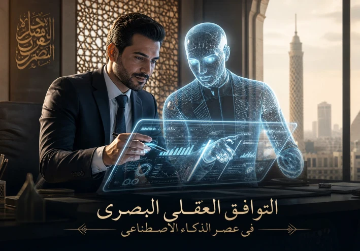 التوافق العقلي البصري في عصر الذكاء الاصطناعي: بين الجوهر الإنساني والتطوير التقني