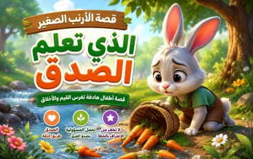 قصة الأرنب الصغير الذي تعلم الصدق | قصة أطفال هادفة تغرس القيم والأخلاق