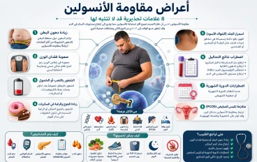 أعراض مقاومة الأنسولين: 8 علامات تحذيرية قد لا تنتبه لها