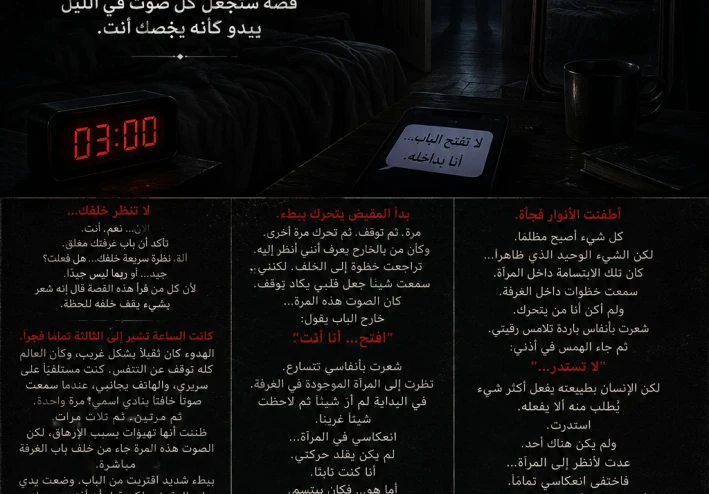 لا تنظر خلفك إذا سمعت اسمك في الثالثة فجرًا... القصة التي لن تنساها أبدًا!