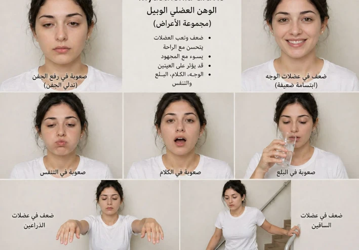 الوهن العضلي الوبيل. (Myasthenia Gravis)