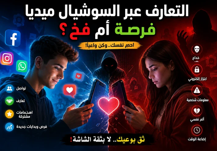 هل أصبحت وسائل التواصل الاجتماعي طريقًا للتعارف أم بوابة للمخاطر؟