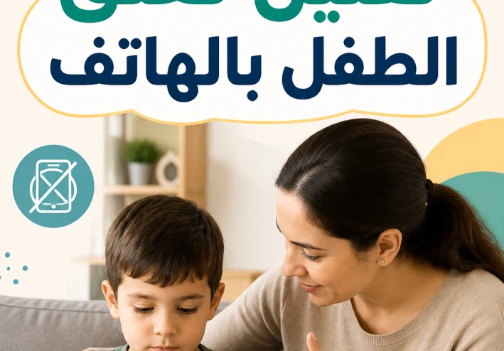 افضل الطرق العلمية لتقليل تعلق الطفل بالهاتف