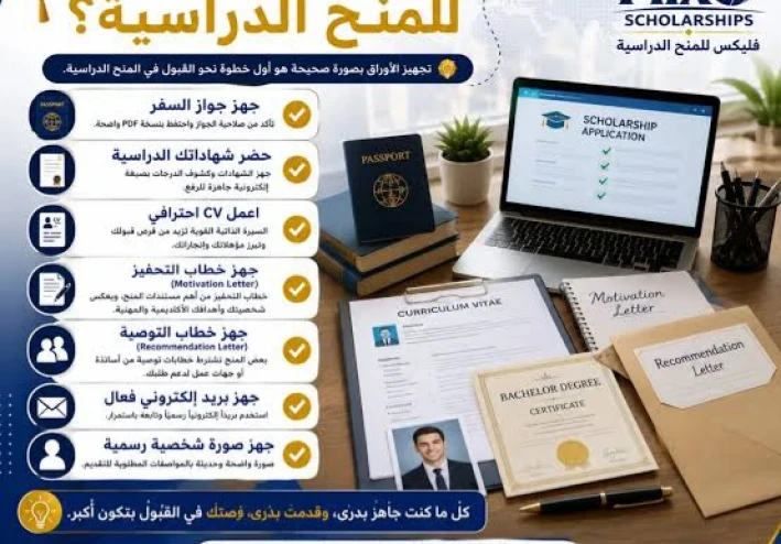 دليلك الشامل لتجهيز أوراق المنح الدراسية وتجنب الرفض؟