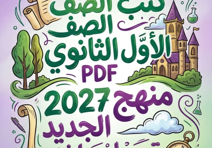 📚 تحميل جميع كتب الصف الأول الثانوي 2027 PDF المنهج الجديد برابط مباشر ورسمي لجميع المواد