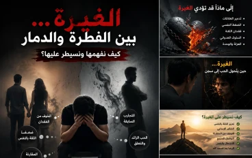 الغيرة… نار صامتة تحرق القلب والعلاقات