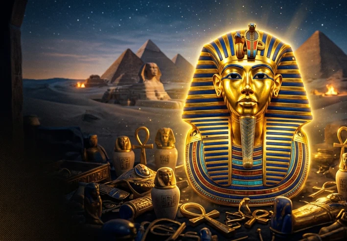 الملك توت عنخ آمون.. الفرعون الذهبي الذي أبهر العالم وكشف أسرار الحضارة المصرية القديمة
