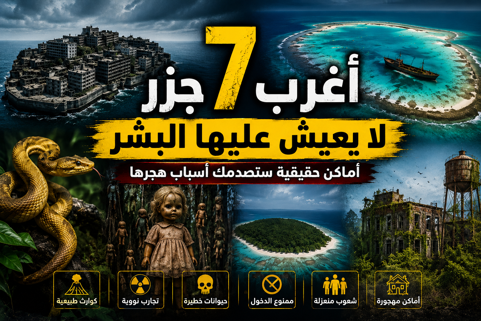 أغرب 7 جزر لا يعيش عليها البشر.. أماكن حقيقية ستصدمك أسباب هجرها