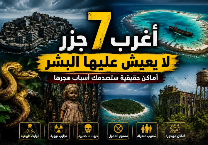 أغرب 7 جزر لا يعيش عليها البشر.. أماكن حقيقية ستصدمك أسباب هجرها