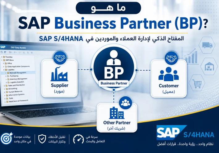ما هو SAP Business Partner (BP)؟ ولماذا أصبح أساس التعامل مع العملاء والموردين؟