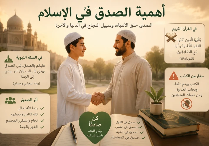 أهمية الصدق في الإسلام