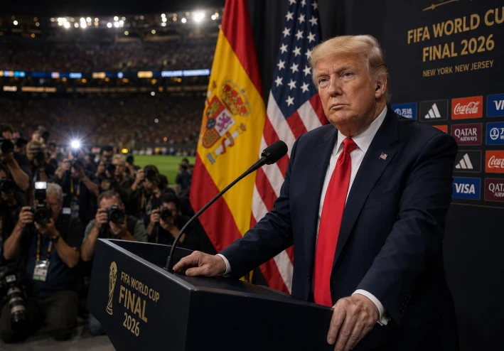 تصريحات دونالد ترامب عقب تتويج إسبانيا بكأس العالم 2026: بين تهنئة الأبطال وأمجاد التنظيم الأمريكي
