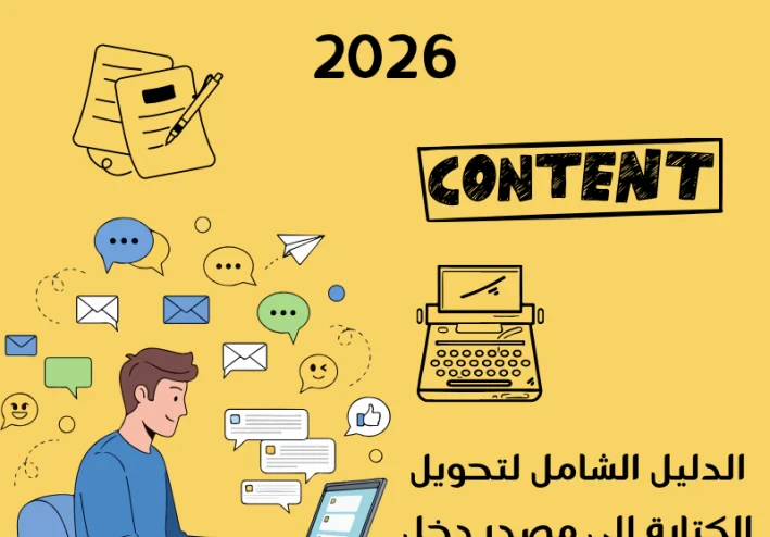 الربح من كتابة المحتوى في 2026: الدليل الشامل لتحويل الكتابة إلى مصدر دخل حقيقي