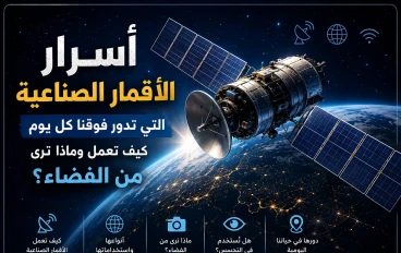 🛰️ أسرار الأقمار الصناعية التي تدور فوقنا كل يوم.. كيف تعمل وماذا ترى من الفضاء؟