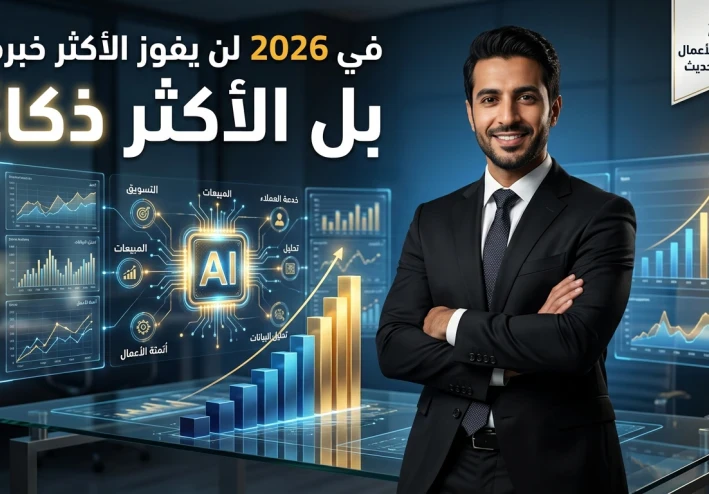 في 2026 لن يفوز الأكثر خبرة... بل الأكثر ذكاءً: كيف غيّر الذكاء الاصطناعي وأتمتة الأعمال قواعد المنافسة؟