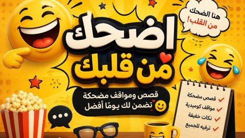 اضحك من قلبك