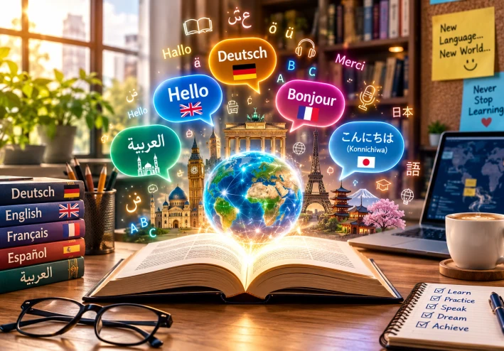 فتح آفاق العالم: فوائد تعلم اللغات الأجنبية للعقل والحياة