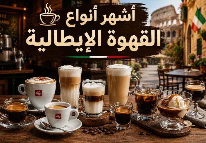 أشهر 10 أنواع قهوة إيطالية وطريقة تحضير كل نوع