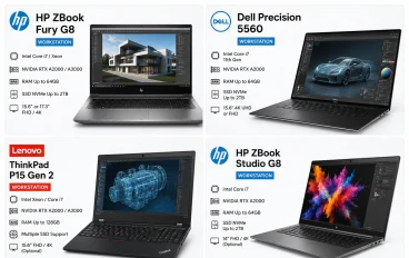 أفضل لابتوبات Workstation استعمال خارج في مصر 2026.. أداء احترافي بسعر أقل من الأجهزة الجديدة