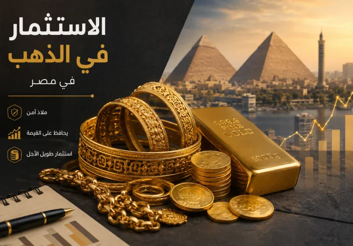 الاستثمار في الدهب في مصر: دليل شامل لحماية تحويشتك وتكسب صح