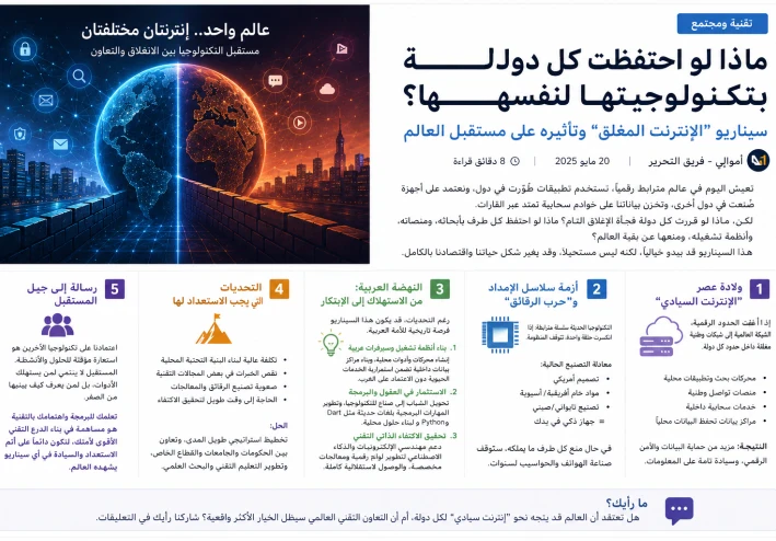 ماذا لو احتفظت كل دولة بتكنولوجيتها لنفسها؟ مستقبل الإنترنت في عالم منقسم