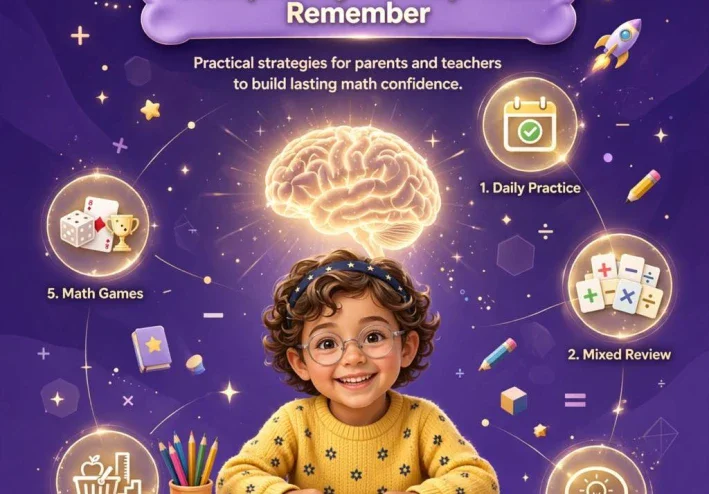 Why Kids Forget Math So Quickly? 5 Simple Ways to Help Them Remember
