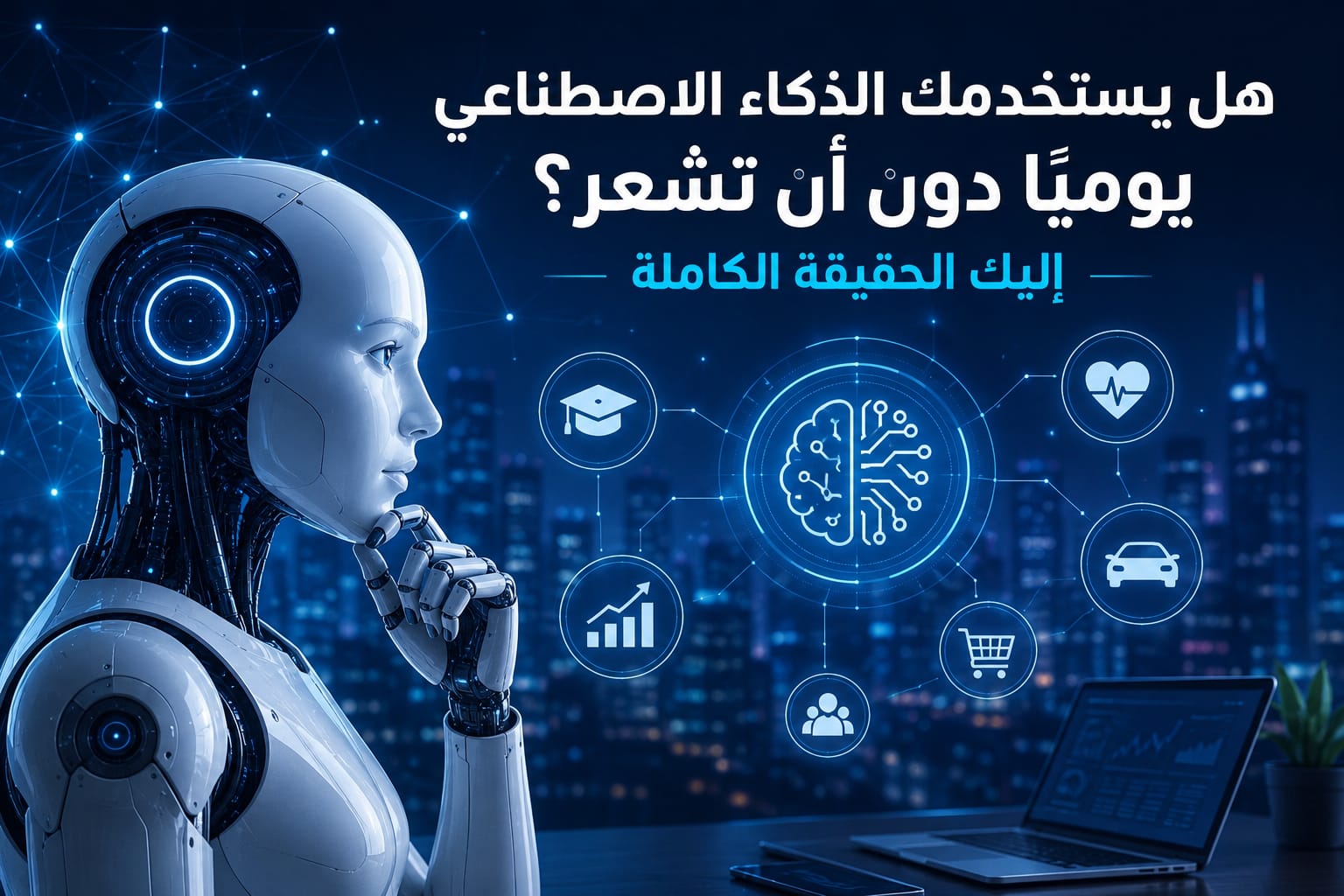 صورة مقال هل يستخدمك الذكاء الاصطناعي يوميًا دون أن تشعر؟ إليك الحقيقة الكاملة