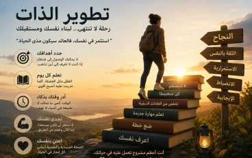 رحلة تطوير الذات: كيف تصبح أفضل نسخة من نفسك؟