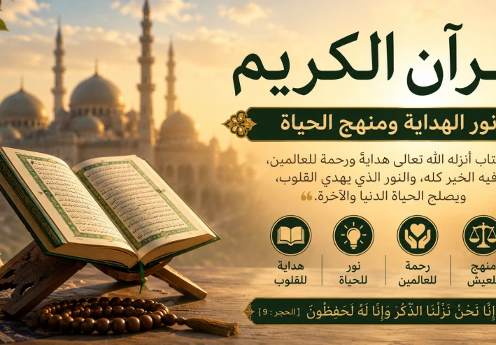 القرآن الكريم نور الهداية ومنهج الحياة