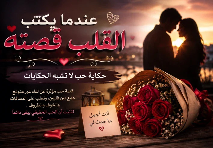 عندما يكتب القلب قصته: حكاية حب لا تشبه الحكايات