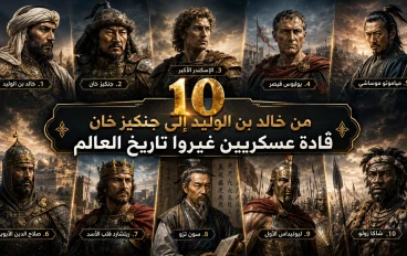 من خالد بن الوليد إلى جنكيز خان.. 10 قادة عسكريين غيّروا تاريخ العالم