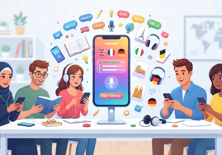 أفضل 5 تطبيقات لتعلم اللغات مجانًا