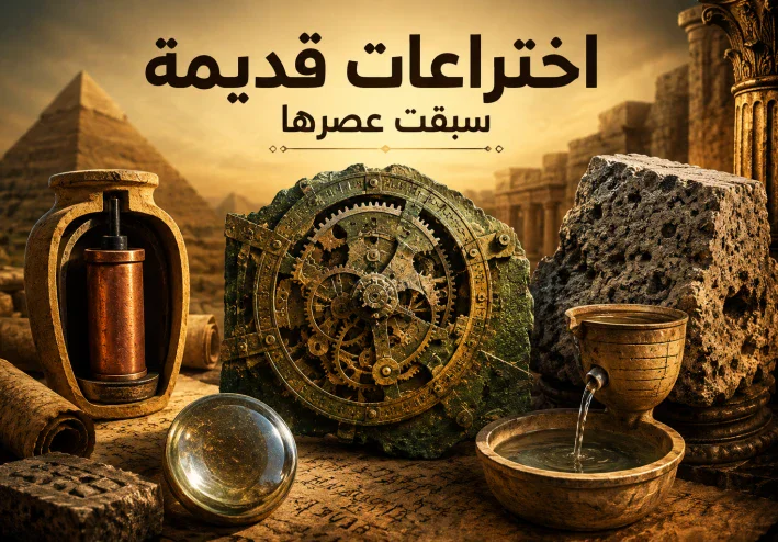🏛️ اختراعات قديمة سبقت عصرها بآلاف السنين.. أسرار أذهلت العلماء حتى اليوم 🤯
